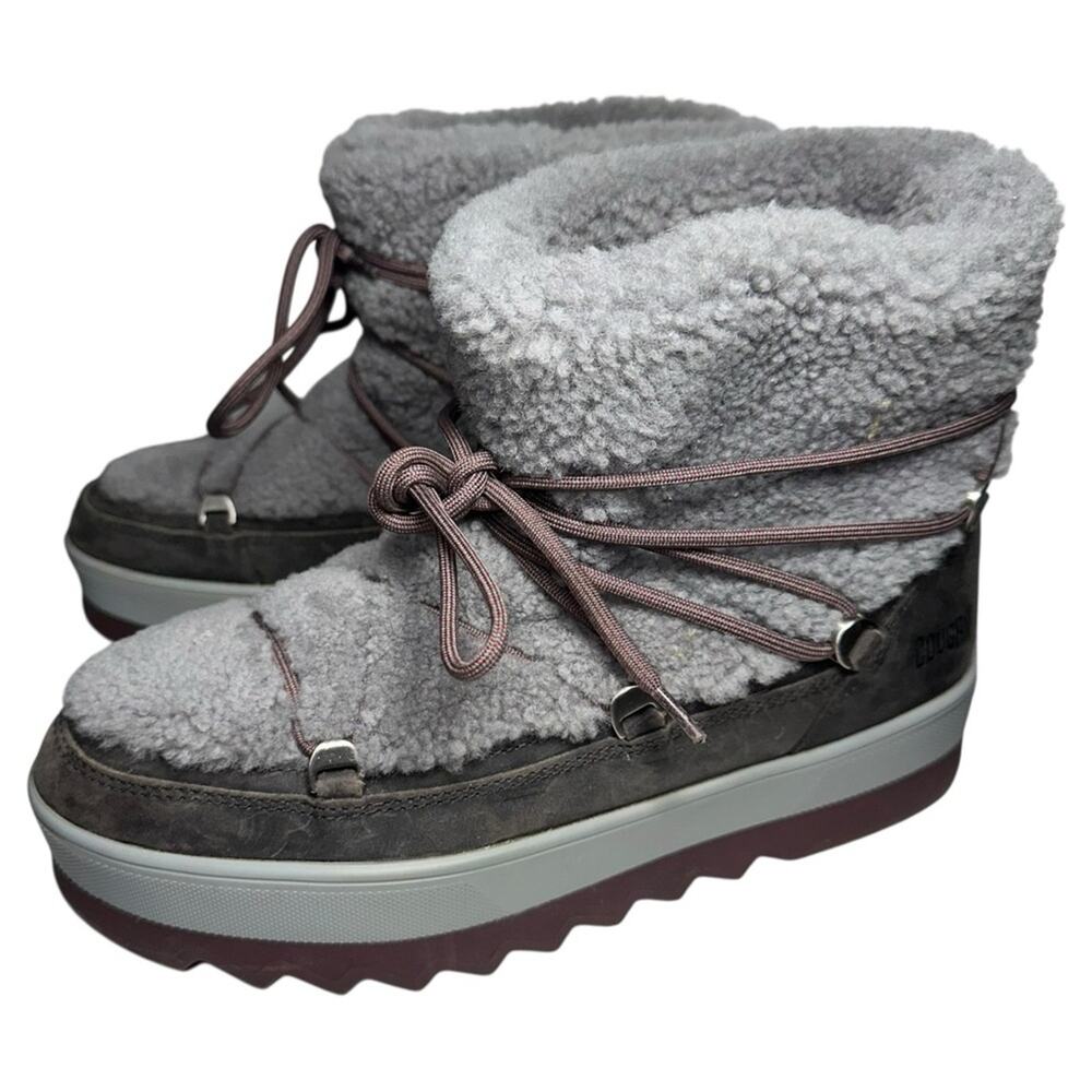 COUGAR Women’s Size 9 Gray Verity Shearling Waterproof Cold Weather Boots